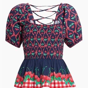 NWT Damson Madder Cherry Top